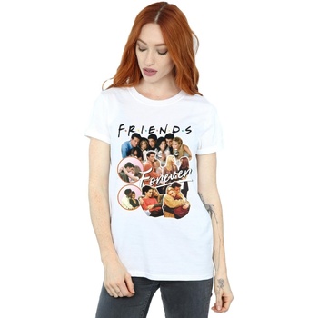Vêtements Femme T-shirts manches longues Friends The One With All The Hugs Blanc