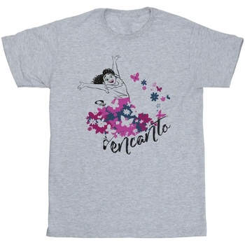 Vêtements Homme T-shirts manches longues Disney Encanto Mirabel Flower Gris