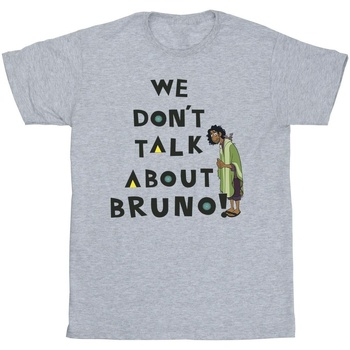 Vêtements Homme T-shirts manches longues Disney Encanto We Dont Talk About Bruno Boy Gris