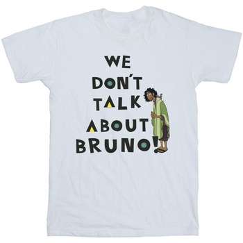 Vêtements Homme T-shirts manches longues Disney Encanto We Dont Talk About Bruno Boy Blanc