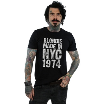 Vêtements Homme T-shirts manches longues Blondie Punk NYC Noir