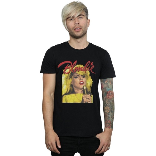 Vêtements Homme T-shirts manches longues Blondie Singing With Mic Noir