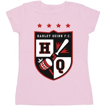 Vêtements Femme T-shirts manches longues Justice League Harley Quinn FC Pocket Rouge