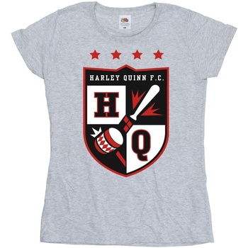 Vêtements Femme T-shirts manches longues Justice League Harley Quinn FC Pocket Gris