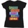 Vêtements Femme T-shirts manches longues Johnny Bravo Rectangle Pop Art Noir