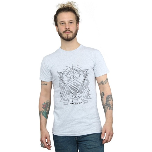 Vêtements Homme T-shirts manches longues Fantastic Beasts Fwooper Icon Gris