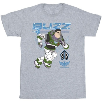 Vêtements Garçon T-shirts manches courtes Disney Lightyear Buzz Run To Action Gris
