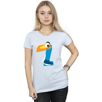 Vêtements Femme T-shirts manches longues Disney Alphabet Z Is For Zazu Gris