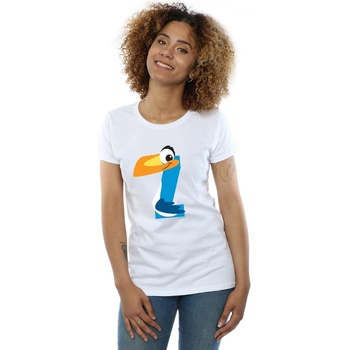 Vêtements Femme T-shirts manches longues Disney Alphabet Z Is For Zazu Blanc