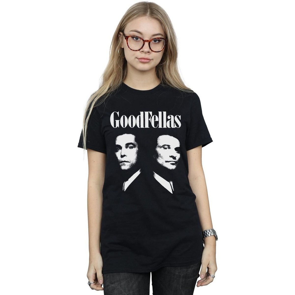 Vêtements Femme T-shirts manches longues Goodfellas Henry And Tommy Noir