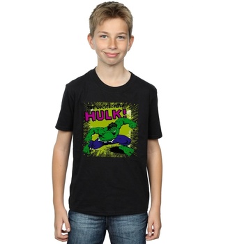 Vêtements Garçon T-shirts manches courtes Marvel Incredible Hulk Noir