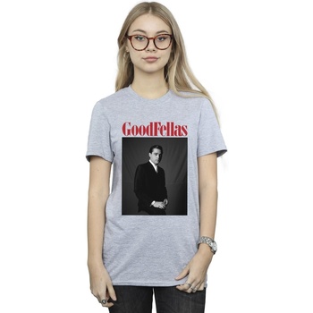 Vêtements Femme T-shirts manches longues Goodfellas Black And White Character Gris