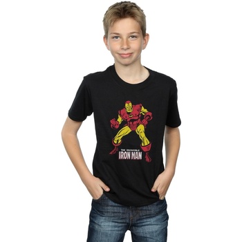 Vêtements Garçon Black Panther Talon Fighter Marvel Iron Man Pose Noir