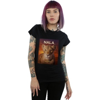 Vêtements Femme T-shirts manches longues Disney The Lion King Movie Nala Poster Noir