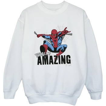 Vêtements Fille Sweats Marvel Spider-Man Amazing Blanc