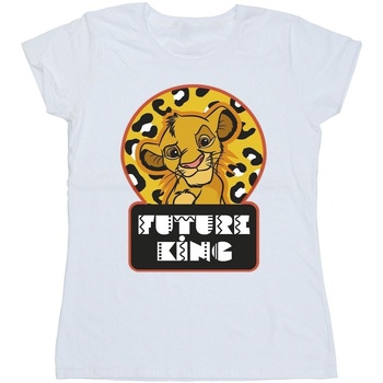 Vêtements Femme T-shirts manches longues Disney The Lion King Future Simba Blanc