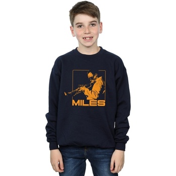 Vêtements Garçon Sweats Miles Davis Orange Square Bleu