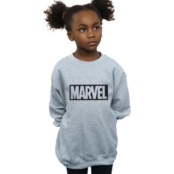 Vêtements Fille Sweats Marvel Logo Outline Gris