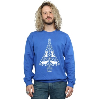 Vêtements Homme Sweats Disney Frozen Christmas Tree Bleu