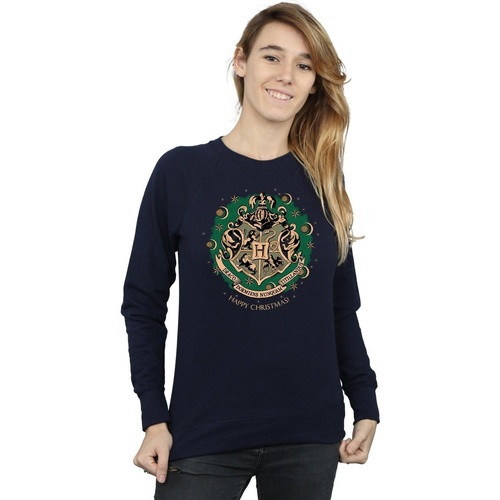 Vêtements Femme Sweats Harry Potter Christmas Wreath Bleu