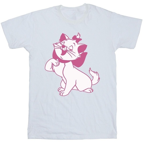 Vêtements Garçon T-shirts manches courtes Disney The Aristocats Marie Blanc