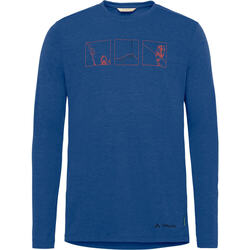 Vêtements Homme Sweats Vaude Men's Rosemoor LS T-Shirt III Bleu