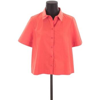 Vêtements Femme Débardeurs / T-shirts sans manche Tara Jarmon Chemise en coton Rouge