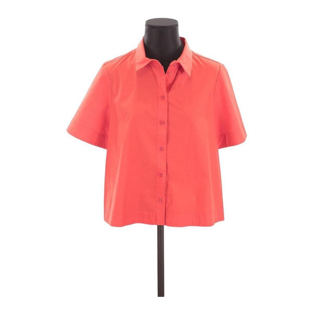 Vêtements Femme Débardeurs / T-shirts sans manche Tara Jarmon Chemise en coton Rouge
