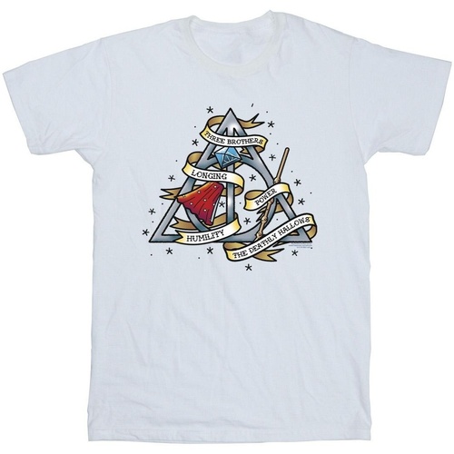 Vêtements Garçon T-shirts manches courtes Harry Potter Lyle & Scott Blanc