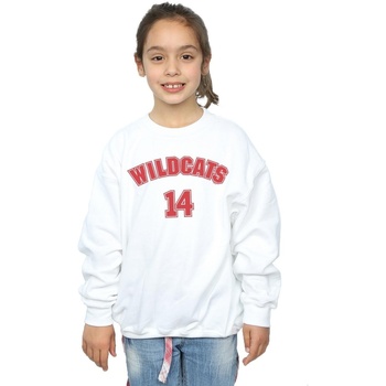 Vêtements Fille Sweats Disney High School Musical The Musical Wildcats 14 Blanc