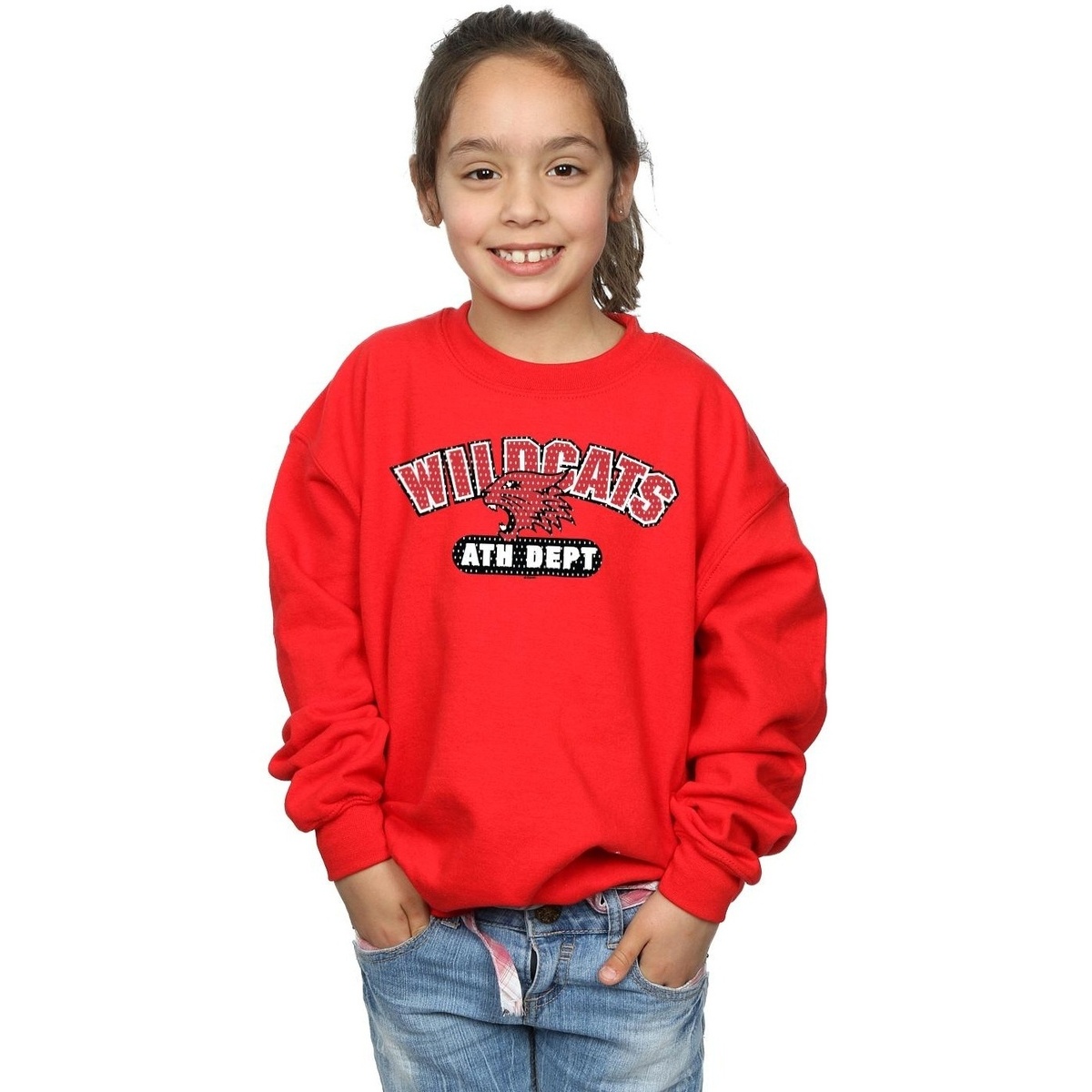 Vêtements Fille Sweats Disney High School Musical The Musical Wildcats Athletic Rouge