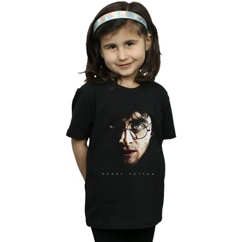 Vêtements Fille T-shirts manches longues Harry Potter Dark Portrait Noir
