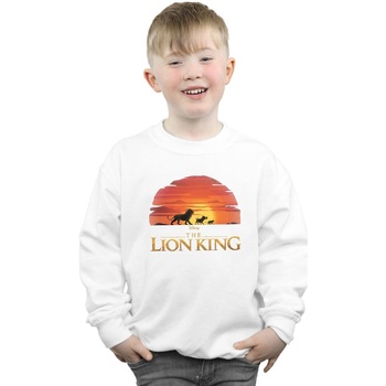 Vêtements Garçon Sweats Disney The Lion King Movie Sunset Logo Blanc