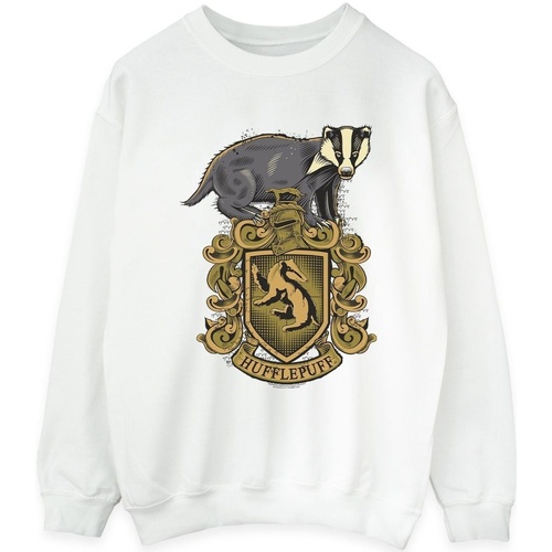 Vêtements Femme Sweats Harry Potter Hufflepuff Sketch Crest Blanc