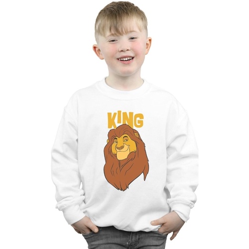 Vêtements Garçon Sweats Disney The Lion King Mufasa King Blanc