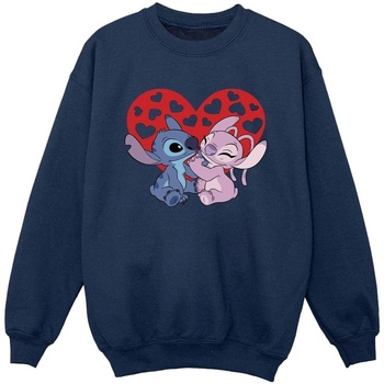 Vêtements Garçon Sweats Disney Lilo & Stitch Hearts Bleu