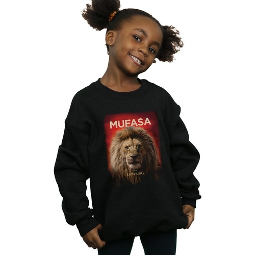 Vêtements Fille Sweats Disney The Lion King Movie Mufasa Poster Noir