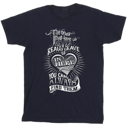 Vêtements Fille T-shirts manches longues Harry Potter The Ones That Love Us Bleu