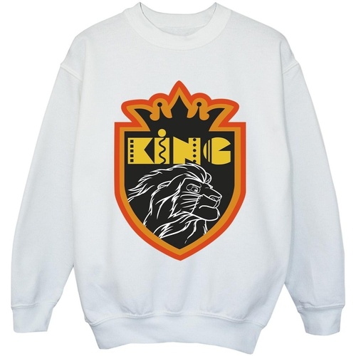 Vêtements Fille Sweats Disney The Lion King Crest Blanc