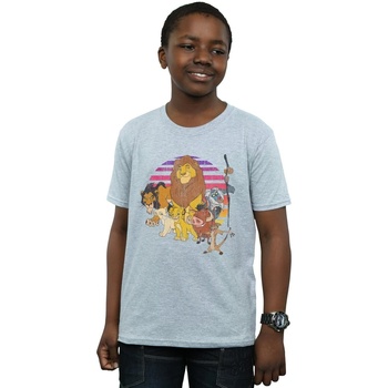 Vêtements Garçon T-shirts manches courtes Disney The Lion King Pride Family Gris