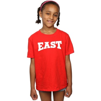 Vêtements Fille T-shirts manches longues Disney High School Musical The Musical East High Rouge