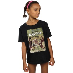 Vêtements Fille T-shirts manches longues Disney The Jungle Book Retro Poster Noir