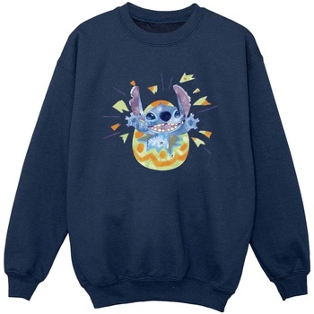 Vêtements Garçon Sweats Disney Lilo & Stitch Cracking Egg Bleu