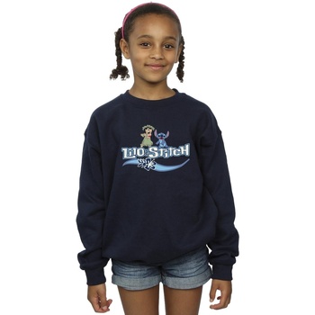 Vêtements Fille Sweats Disney Lilo And Stitch Characters Bleu