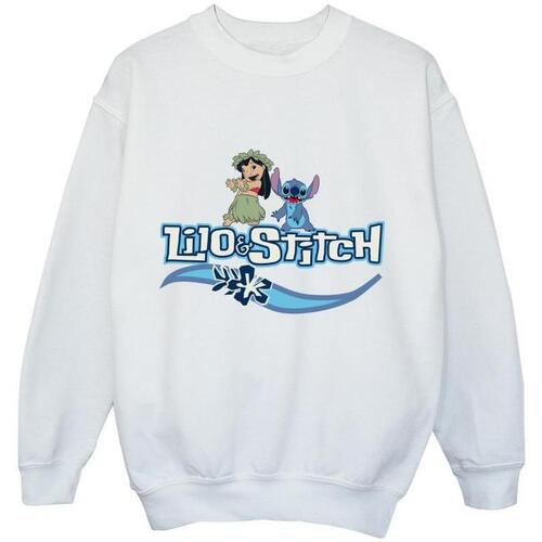 Vêtements Fille Sweats Disney Lilo And Stitch Characters Blanc