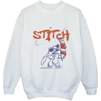 Vêtements Fille Sweats Disney Lilo & Stitch Ice Creams Blanc