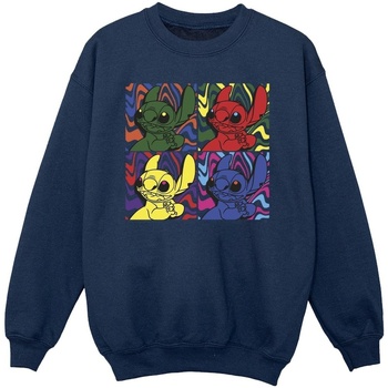 Vêtements Fille Sweats Disney Lilo & Stitch Pop Art Bleu