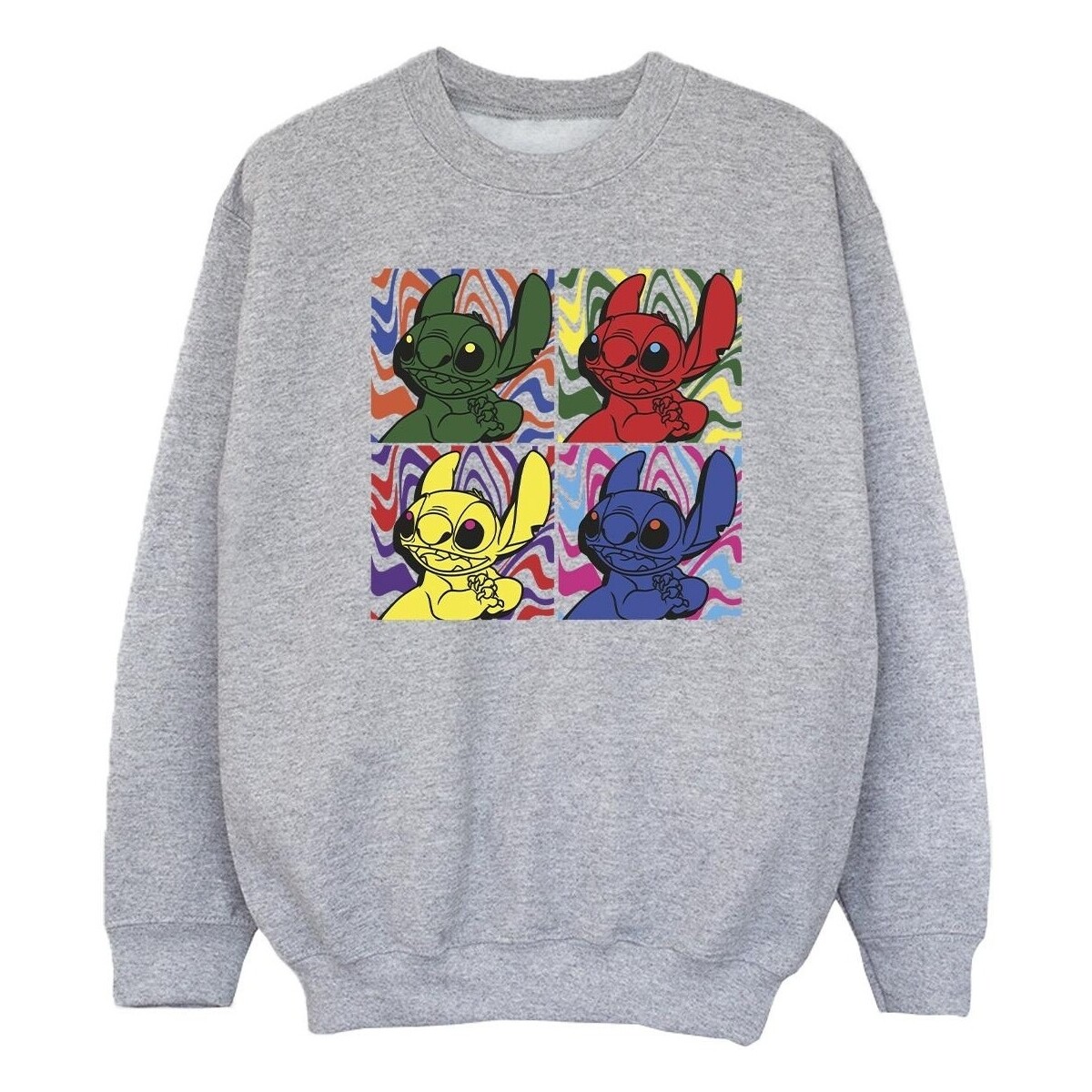 Vêtements Fille Sweats Disney Lilo & Stitch Pop Art Gris