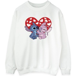 Vêtements Femme Sweats Disney Lilo & Stitch Hearts Blanc