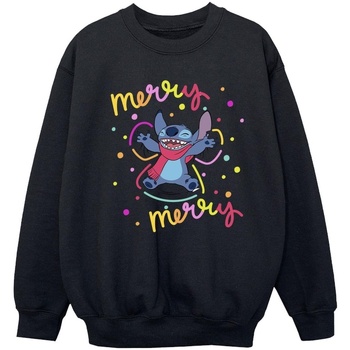 Vêtements Fille Sweats Disney Lilo & Stitch Merry Rainbow Noir
